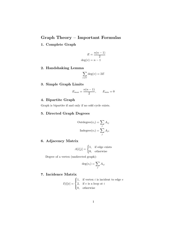 Graph Theory | PDF
