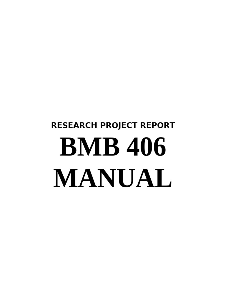 Rpr Manual 2025-26 | PDF | Thesis