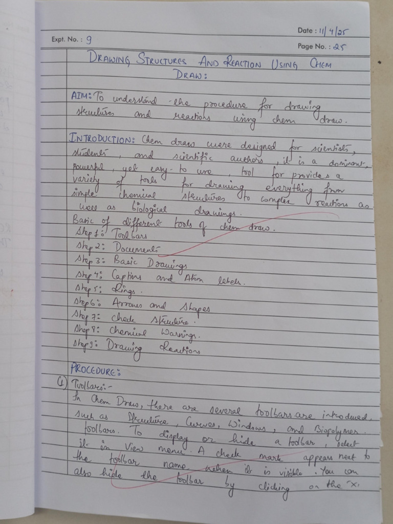 Drawing Structures and Reactions Using Chem Draw | PDF