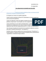 Estudio de Solapamiento en Explanaciones en Civil 3d