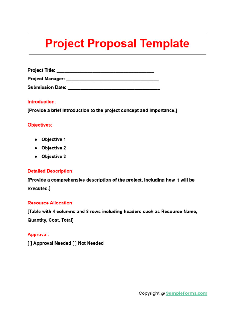 Project Proposal Template | PDF
