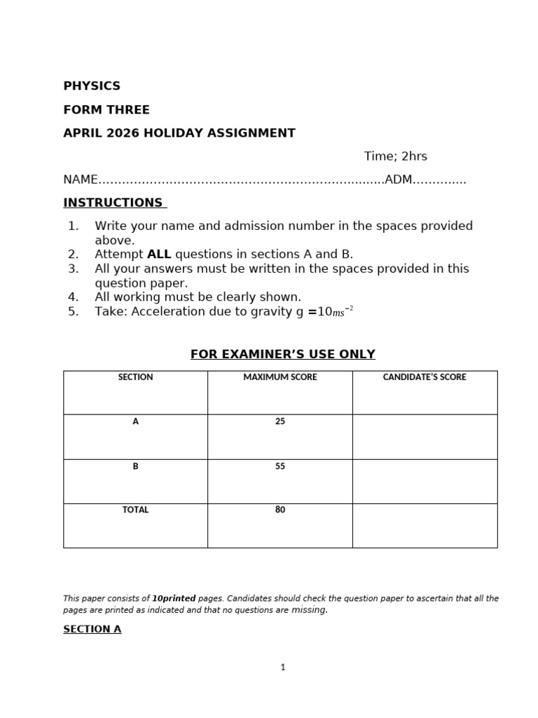 Physics Form 3 | PDF | Force | Refraction