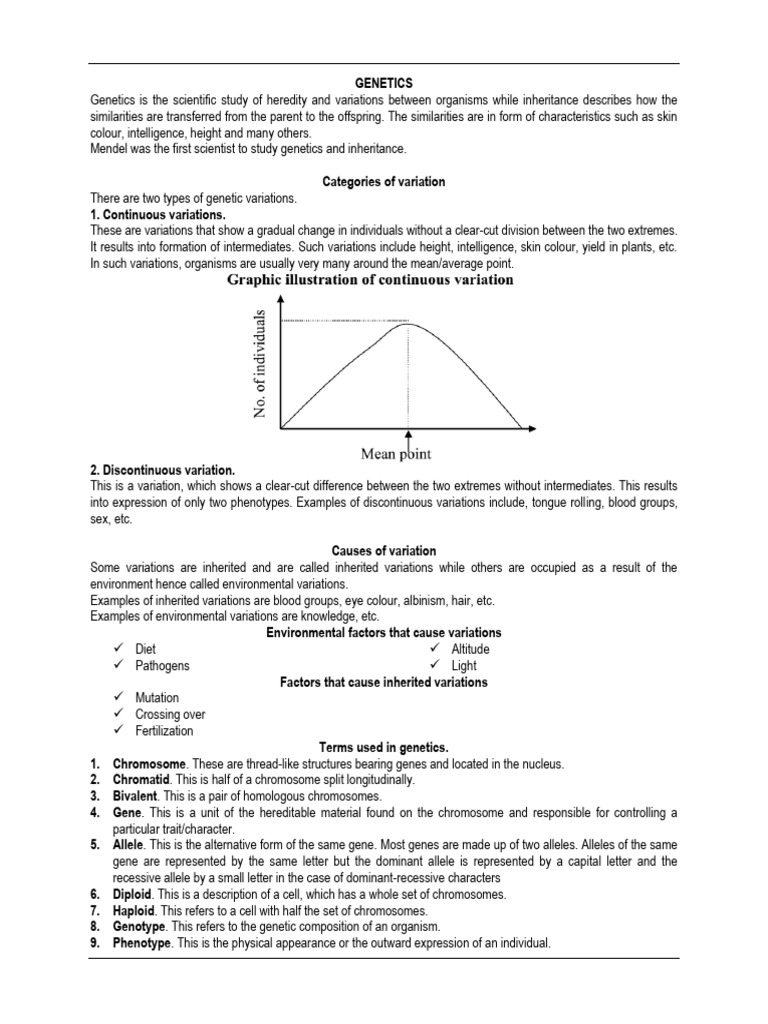 Genetics and Evolution.. | PDF | Dominance (Genetics) | Zygosity