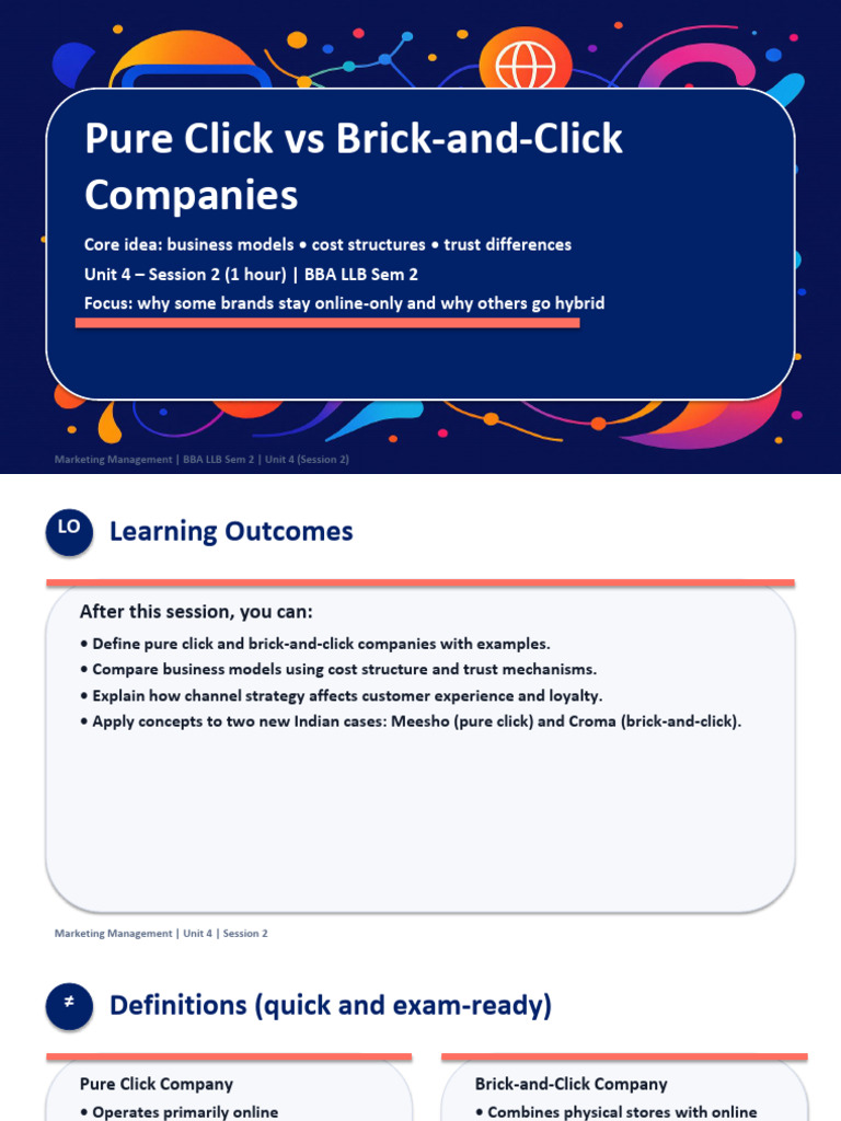Unit4 Session2 PureClick vs BrickClick | PDF