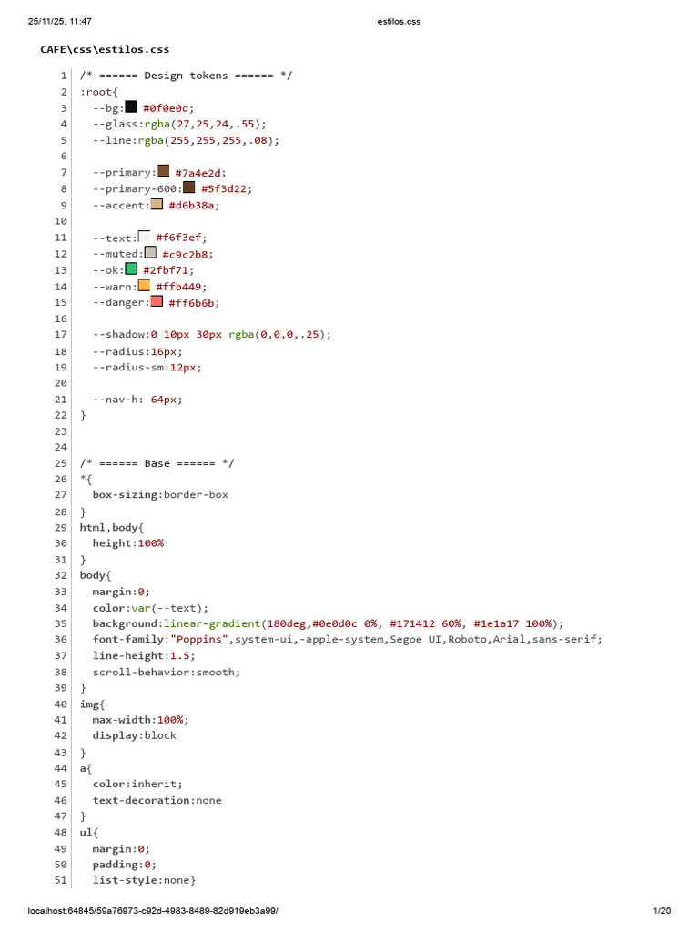 Estilos Css | PDF | Design | Graphical User Interfaces