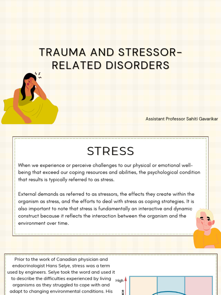 Unit 3- Trauma and Stressor | PDF | Psychological Trauma | Occupational ...