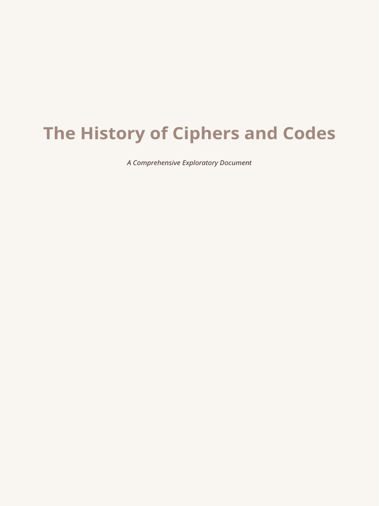 The_History_of_Ciphers_and_Codes | PDF