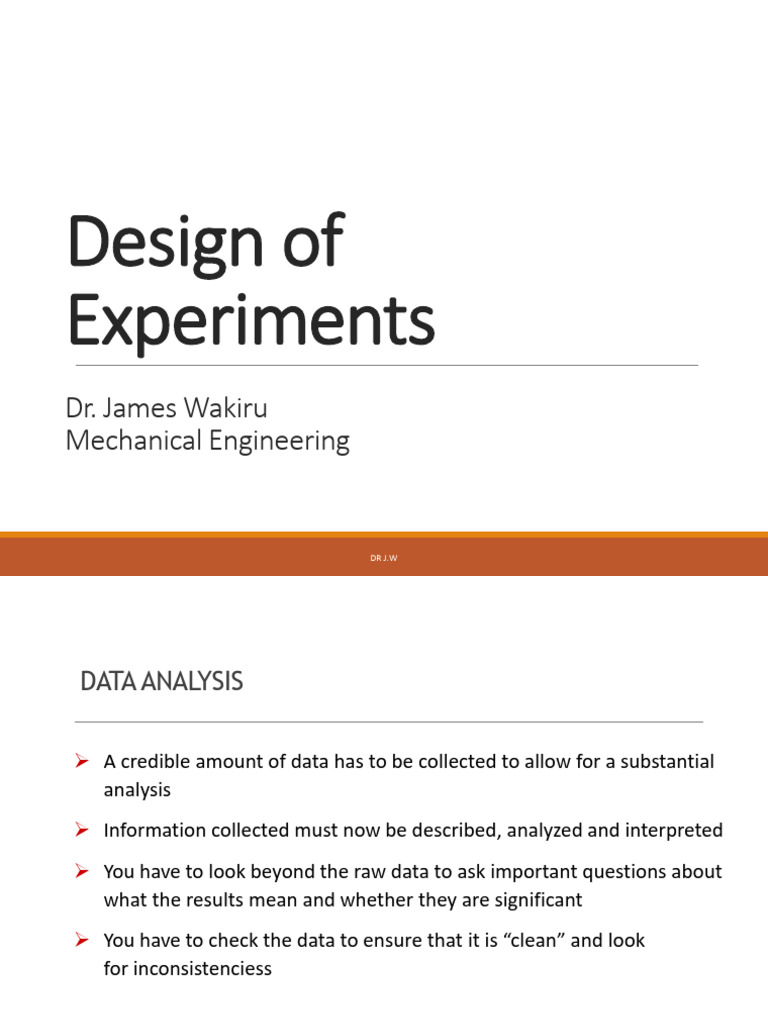 Lec8_Design of Experiment | PDF | Design Of Experiments | Experiment