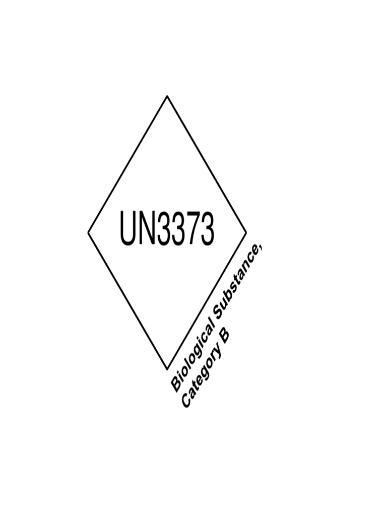 UN3373 CategoryB Label Printable | PDF