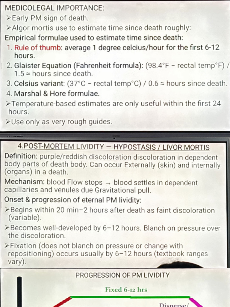Post Mortem Changes Part 2 Forensic Medicine | PDF