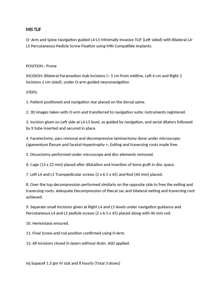 Dr. Kumar Saurabh OT Notes | PDF | Vertebra | Human Anatomy
