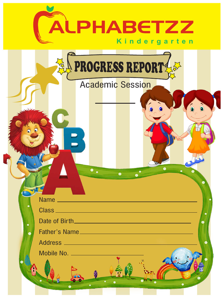 Alphabet Progress Report | PDF