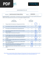 Escala de Tampa para Kinesiofobia | PDF | Dolor | Medicina CLINICA