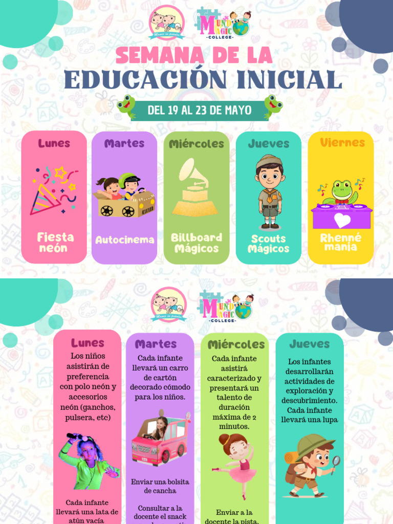 Semana de La Educación Inicial | PDF