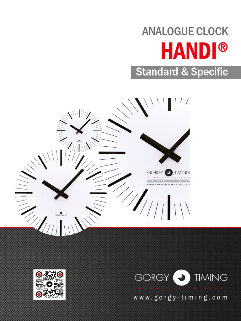 All Analog Clock _Gorgy Timing_DC-HANDI-En | PDF | Physical Layer ...