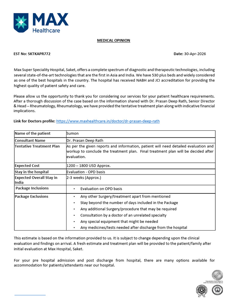 Sumon | PDF | Hospital | Patient