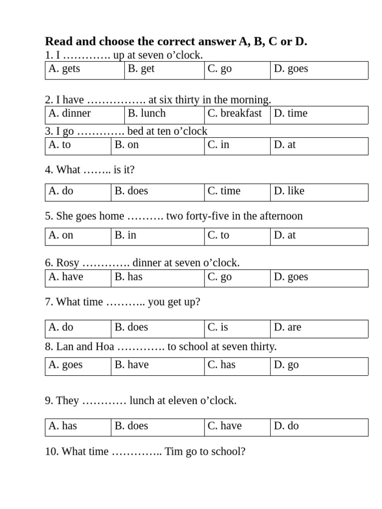 Grade 4 - Review Unit 9 Lesson 1, 2, 3 | PDF