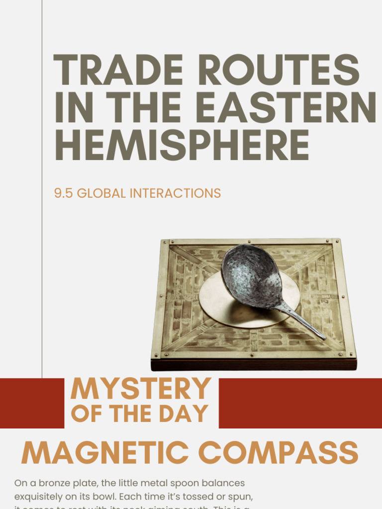 Trade Routes in the EH | PDF | Trade | Silk Road