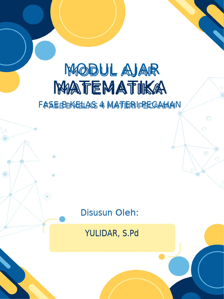 modul ajar kelas 4 matematika kelas 4 materi pecahan | PDF