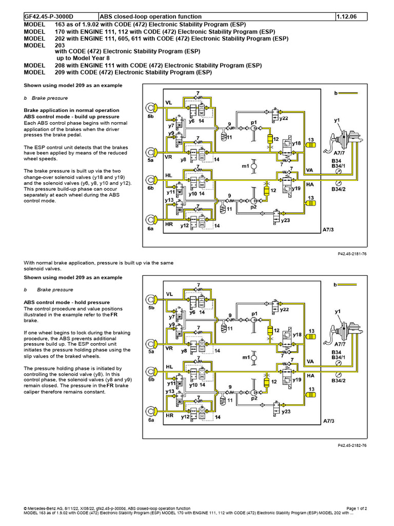 ABS Closed-loop Operation Function | PDF | Anti Lock Braking System | Brake