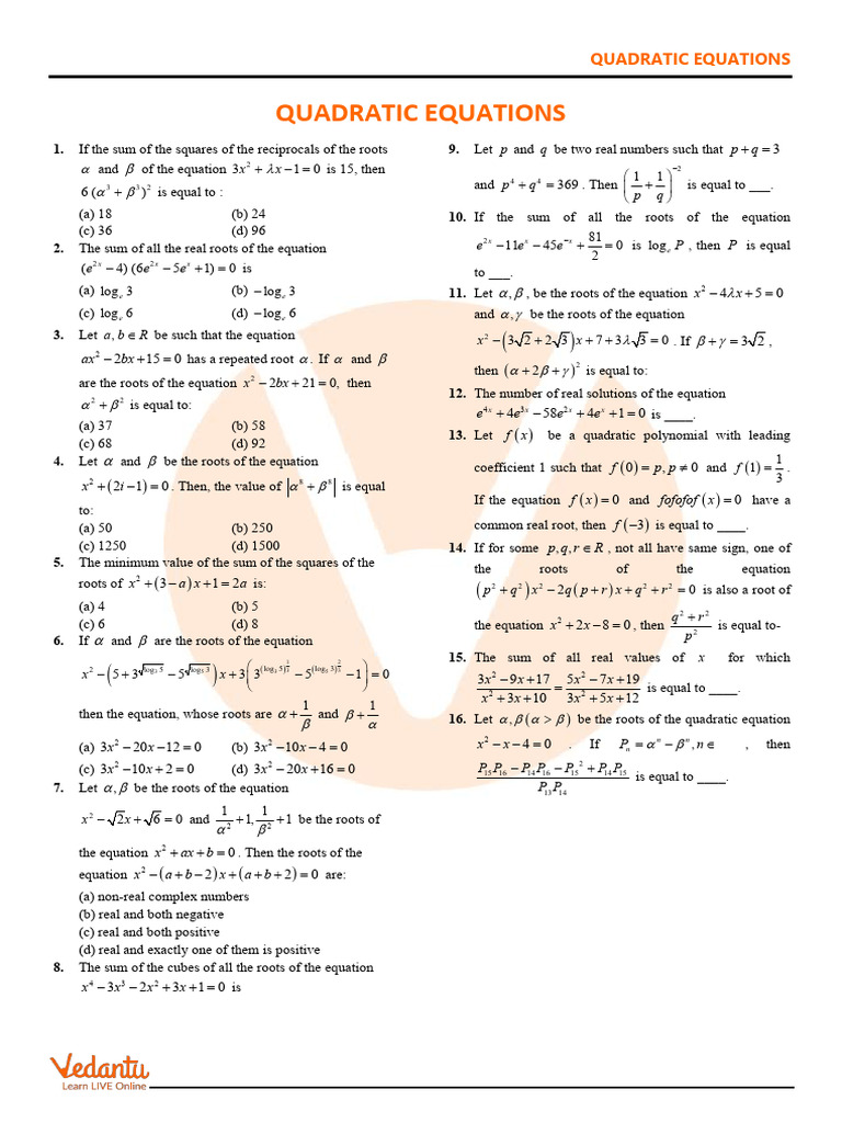 jee-main-maths-complex-numbers-and-quadratic-equations-practice-papers ...