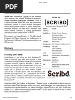 Overview of Scribd Inc. Services | PDF | Scribd