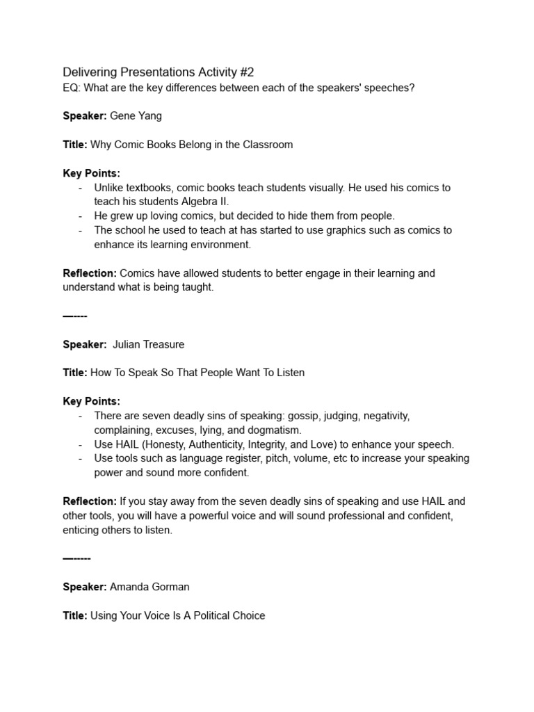 AVID Notes ★ | PDF