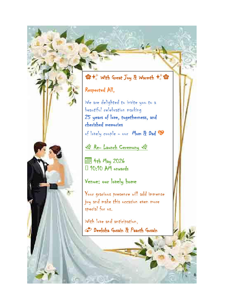 Invitation Card | PDF
