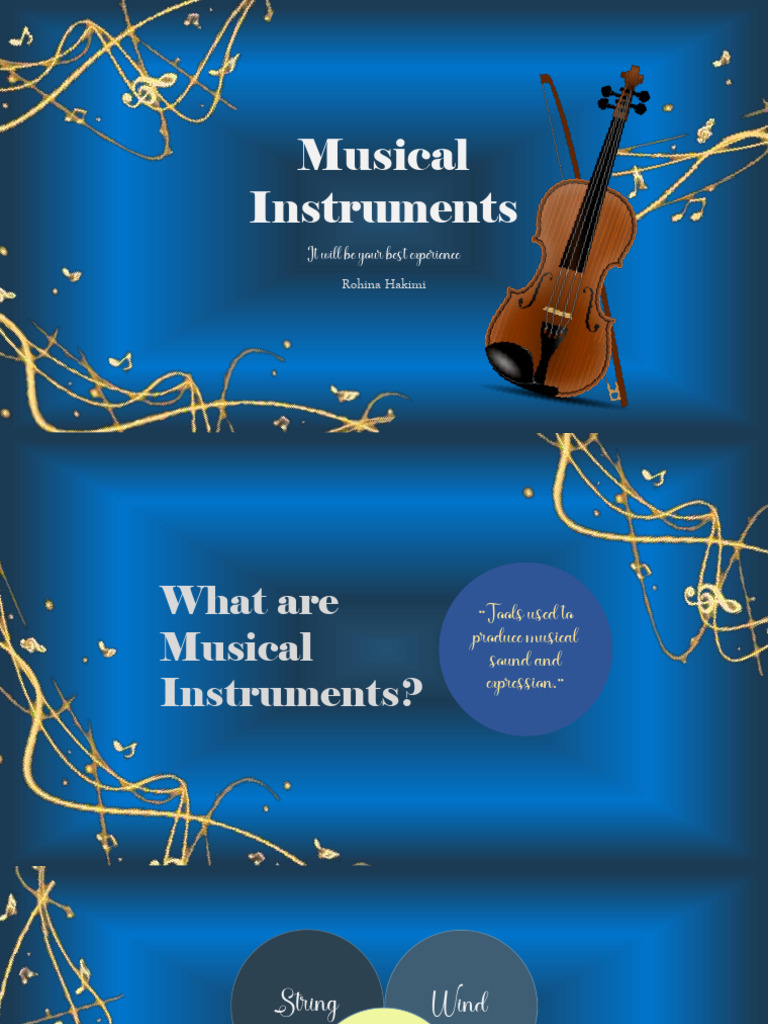 Final Project Musical Instruments Rohina Hakimi | PDF