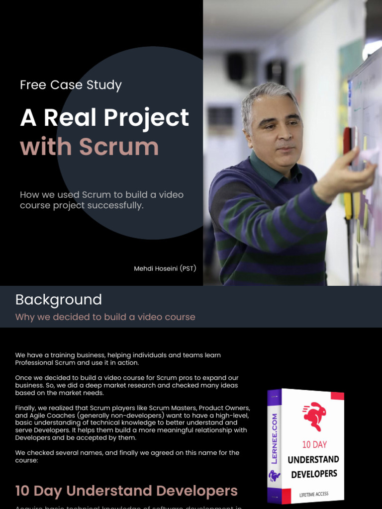 A Real Project With Scrum | PDF | Technology Development | Information ...