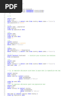 SQL Queries for World Data Analysis | PDF | South America