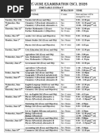 CSEC Exam Timetable 2026 | PDF