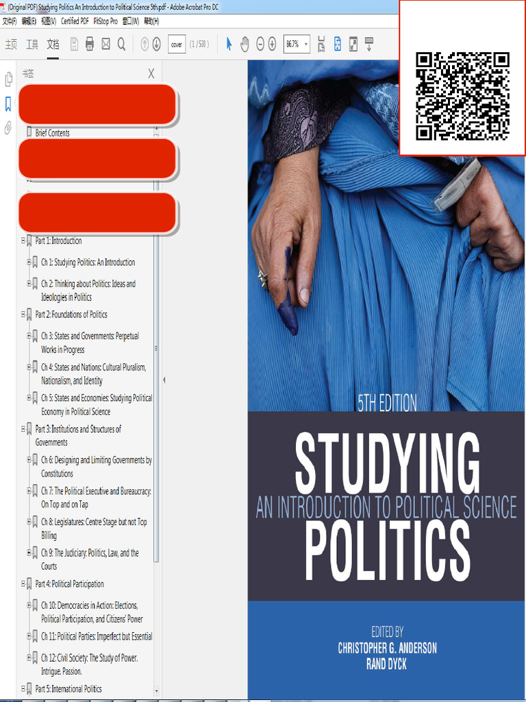 Original PDF Studying Politics An Introduction to Political Science 5th ...
