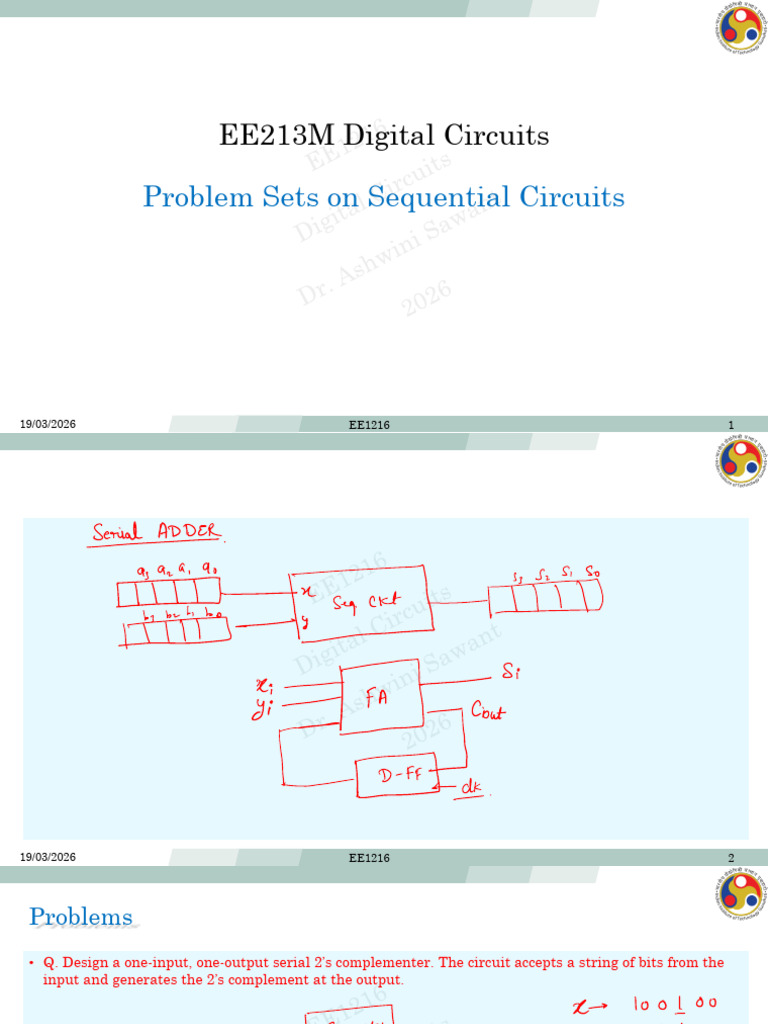 Lec25 Sequential Ckt Problems | PDF