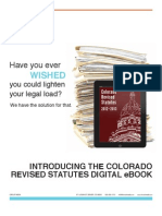 Colorado Revised Statutes Now An Ebook