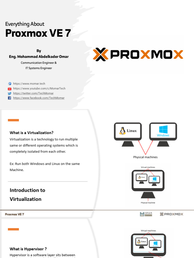 Proxmox VE 7 -01- Introduction | PDF