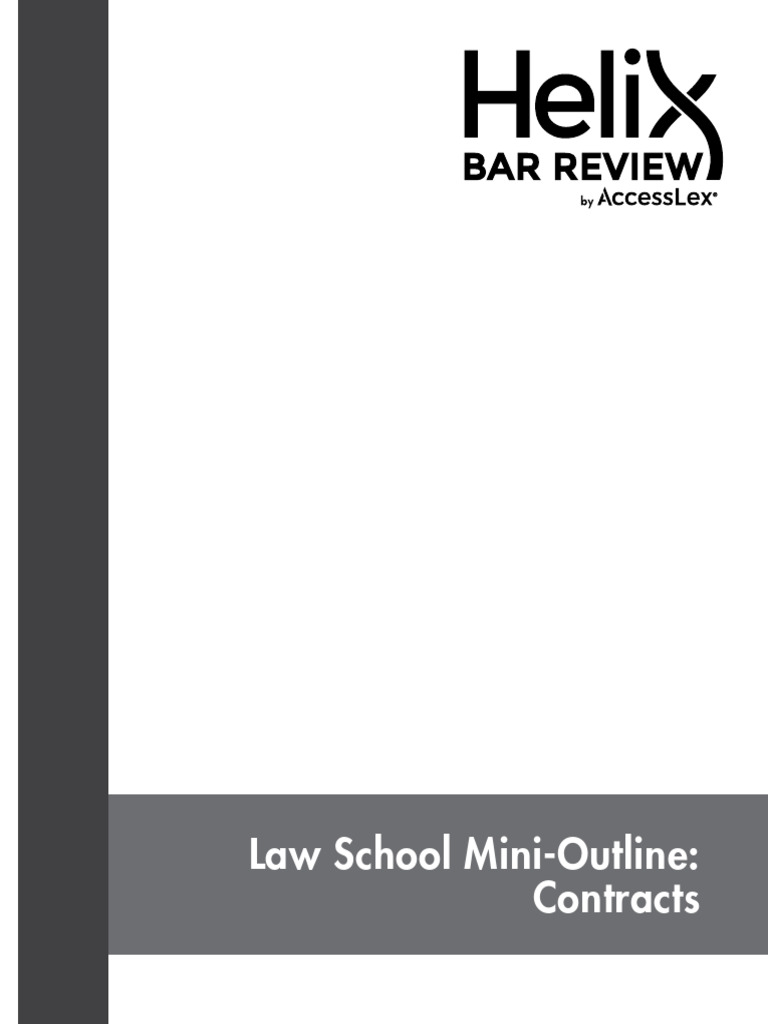 Helix Contracts Mini-Outline | PDF | Offer And Acceptance | Implied ...