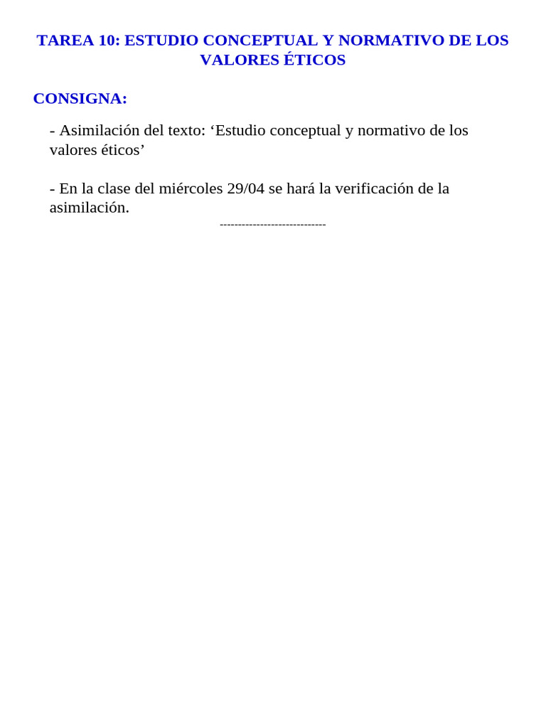 Tarea 10 - Consigna | PDF