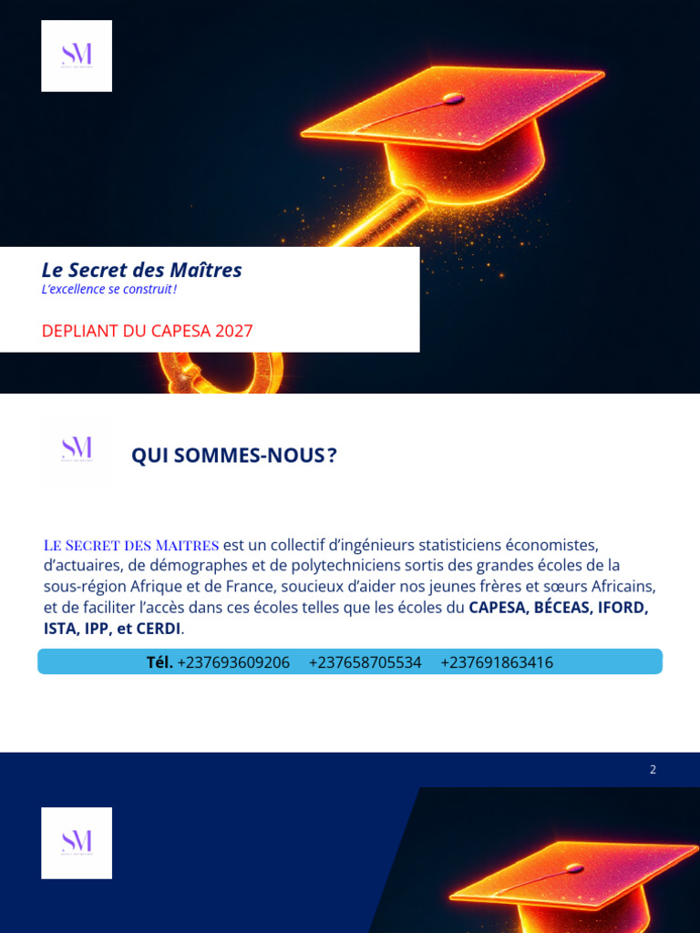 Depliant Capesa 2027 SM | PDF | Fonction (Mathématiques) | Matrice ...