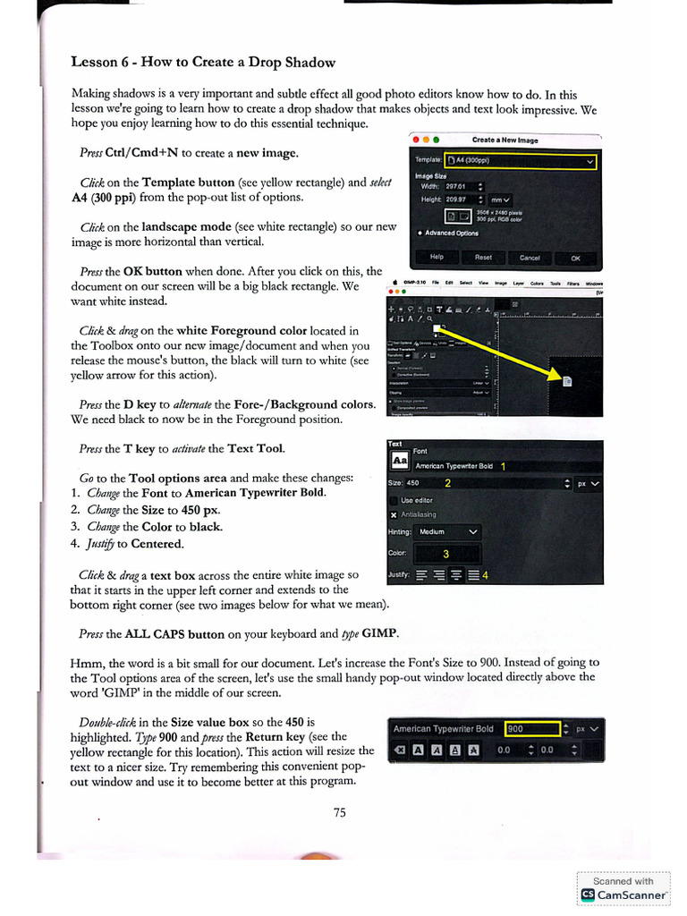 Drop Shadow Effect | PDF