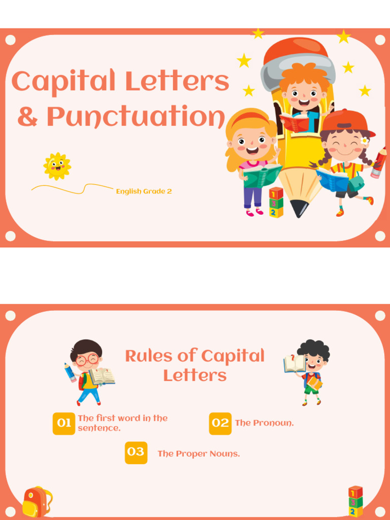 Capital Letter and Punctuation PPT | PDF