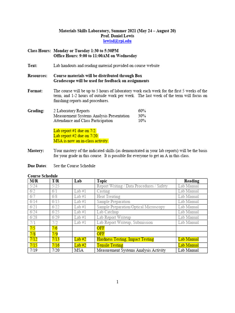 MTLE-2500-Lab-Manual-2021-v1.0-07082021 | PDF