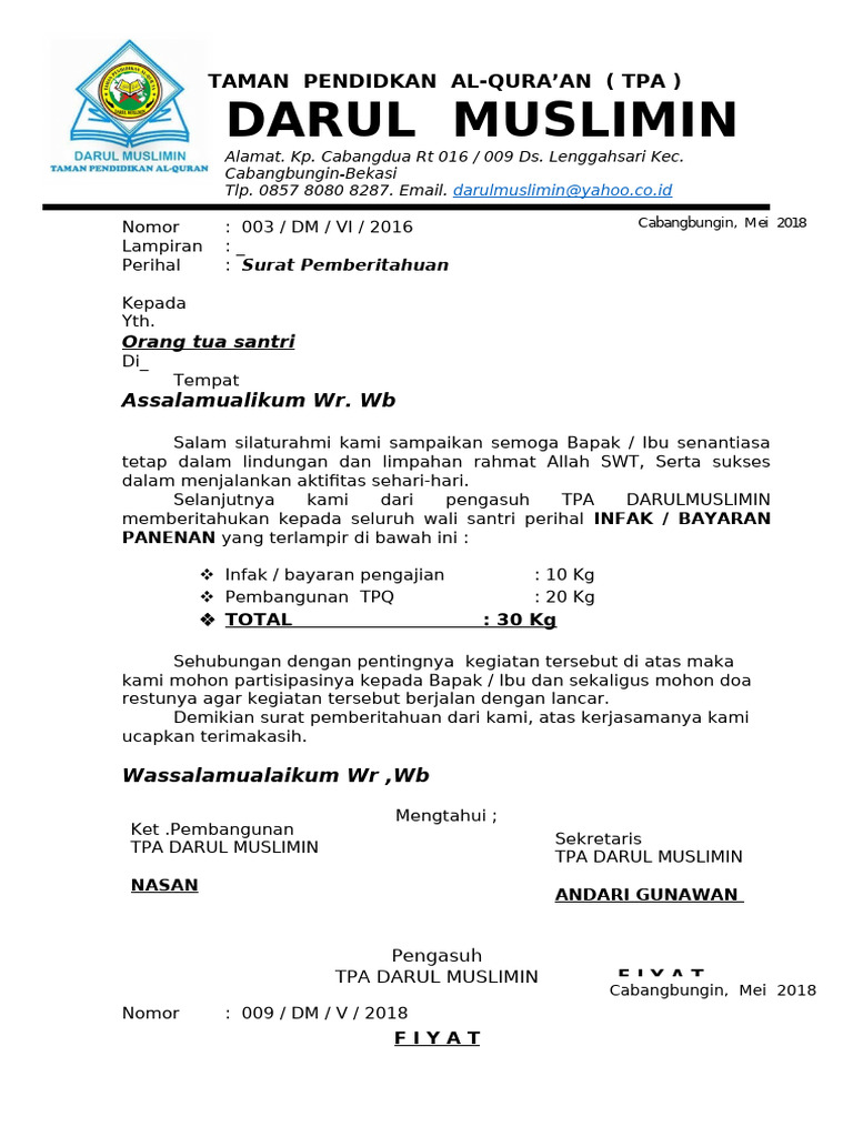 Surat Edaran | PDF