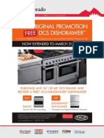 The Original DCS Promotion, FREE DCS Dishdrawer