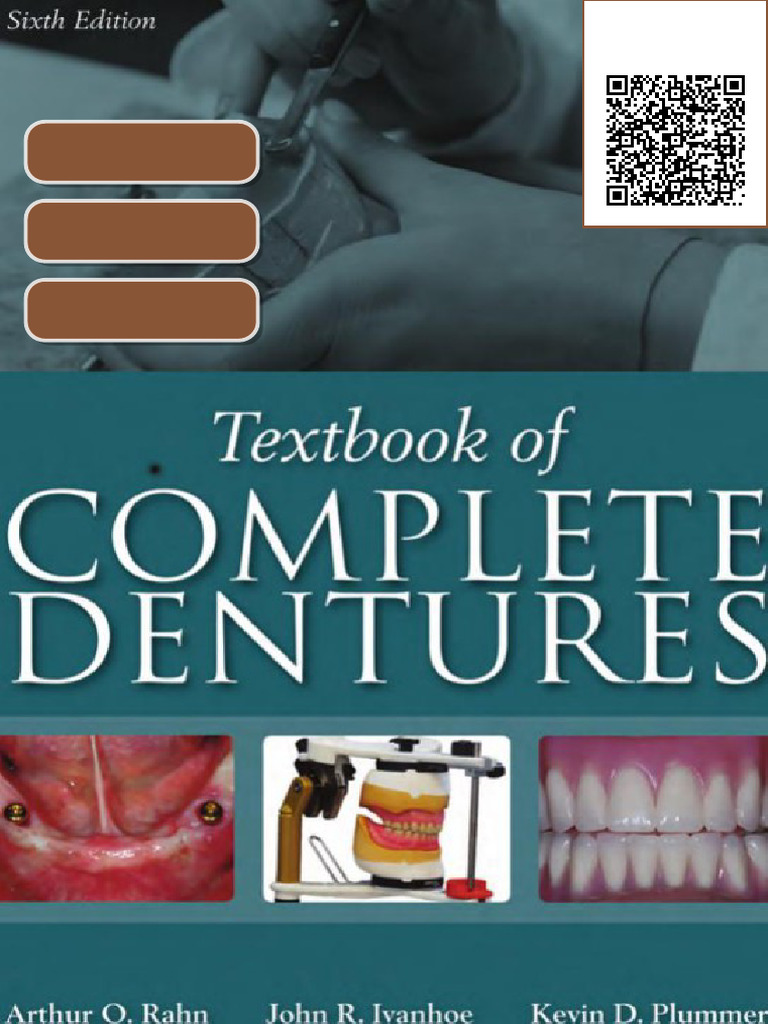 Ebook Textbook of Complete Dentures 6th Edition by Arthur Rahn, John ...