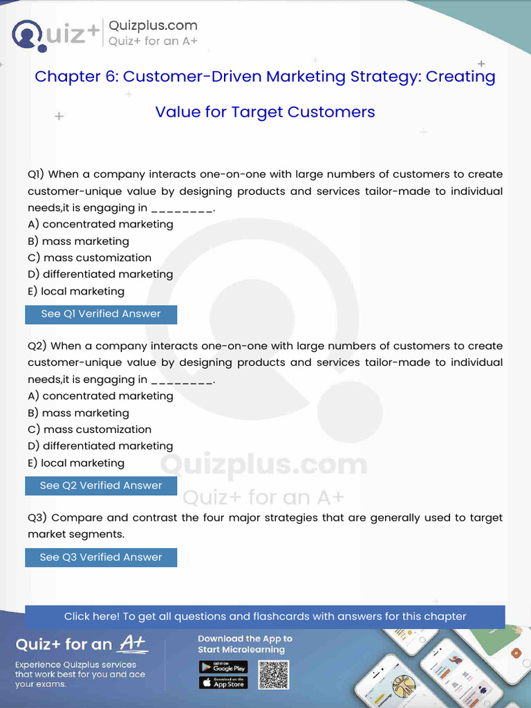 When a Company Interacts Oneonone With Large Numbers of Customers to ...