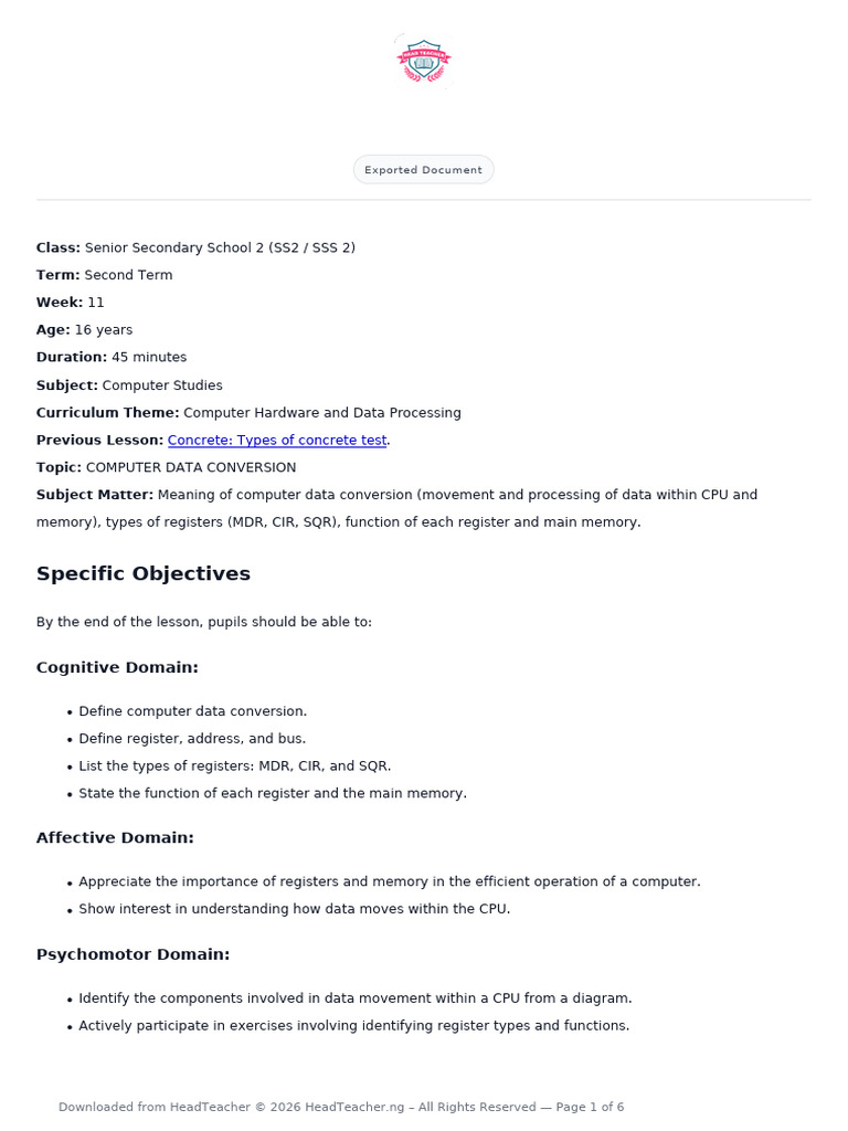 lesson-note-on-computer-data-conversion-meaning-registers-types-and ...