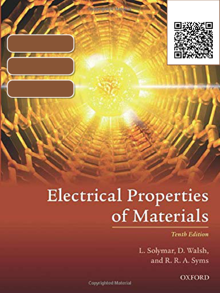Electrical Properties of Materials 10th Edition Solymar ebook pdf | PDF | Superconductivity ...