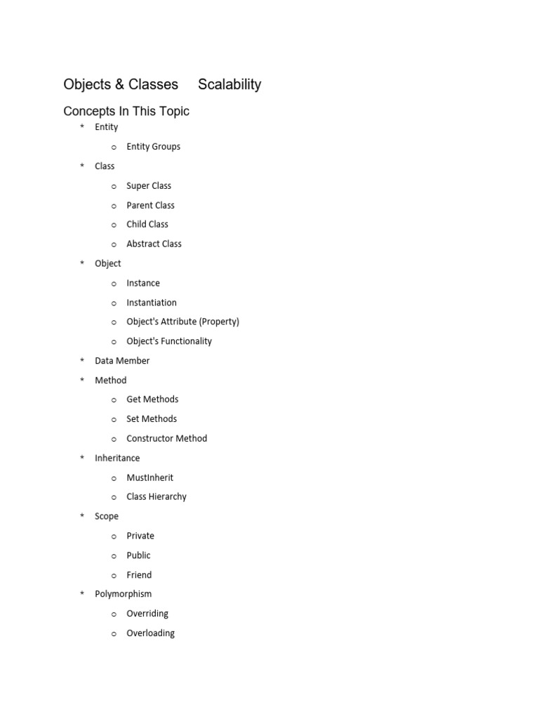 OOP Lecture New | PDF | Method (Computer Programming) | Object Oriented ...