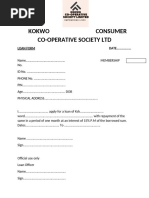 CareCoop Loan Application Guidelines | PDF | Loans | Interest